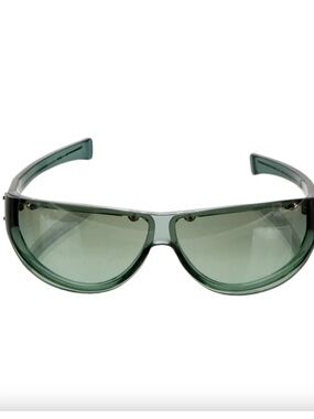 Lanvin Green Shield Tinted Sunglasses